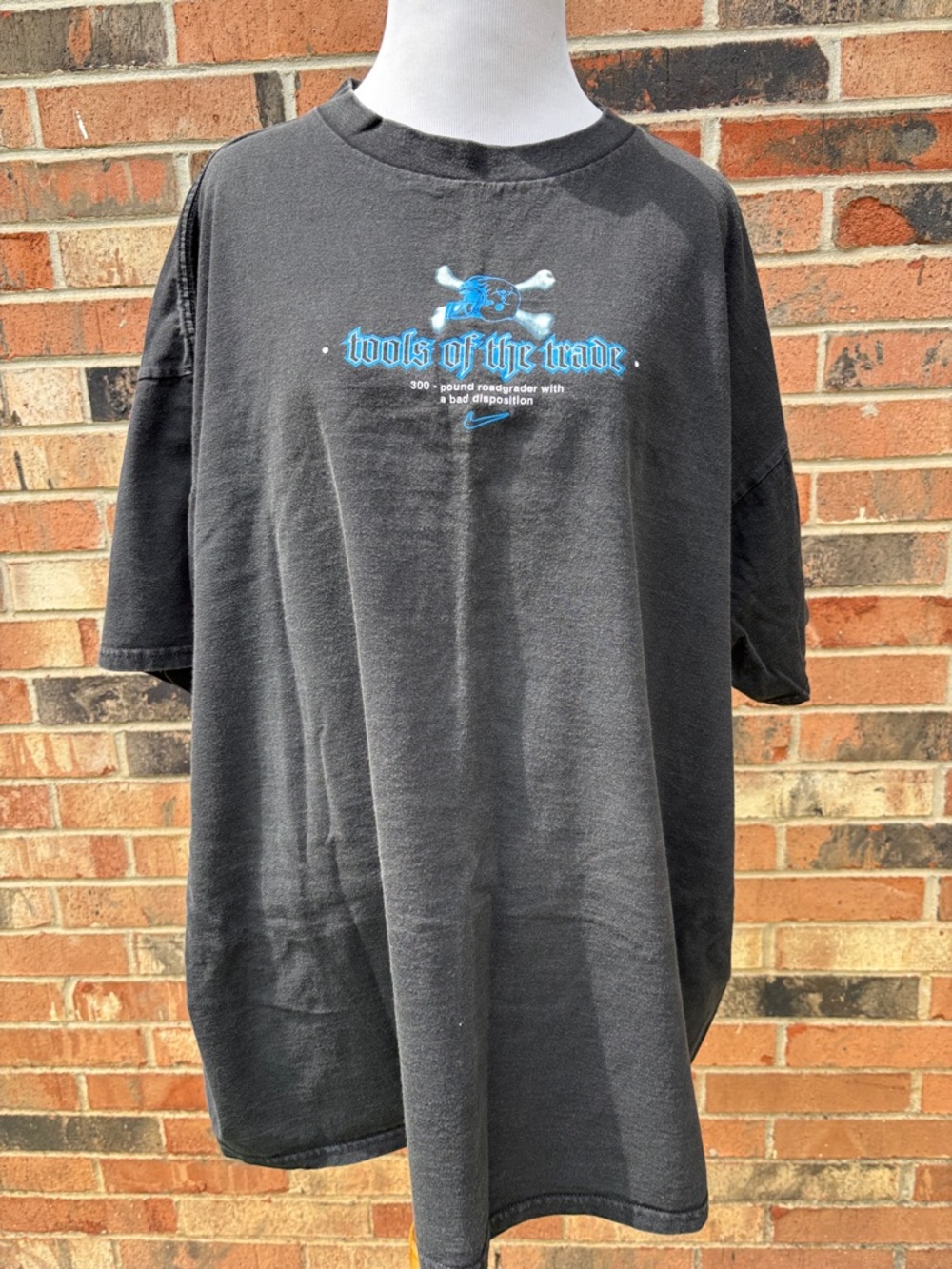 Nike Team Vtg Black Graphic Tee
